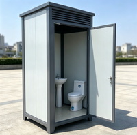 Toilettes préfabriquées portables, lavabo mobile, sanitaires écologiques pour extérieur, parcs, places publiques, chantiers temporaires