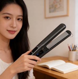 Plancha de Pelo Profesional de Titanio 2 en 1 Multifunción de Calentamiento Rápido y Rizador de Pelo, ¡Gran Venta! - Product Image 1