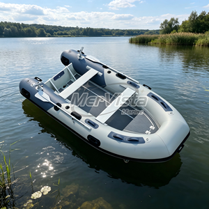 Bateau pneumatique à coque en aluminium de 3,6 m à fond en V profond, best-seller, avec pagaie - Product Image 1