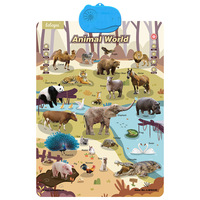 Affiches éducatives ABC pour l'apprentissage des tout-petits, jouets d'orthographe pour enfants, cadeau parfait pour les bébés de 2 à 4 ans, affiches en plastique pour les enfants de 5 à 7 ans