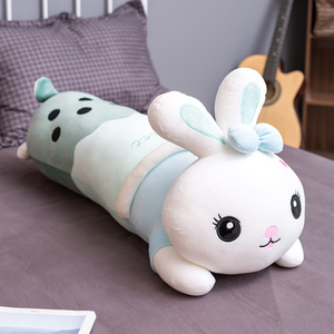 Lapin <span class=keywords><strong>Smiley</strong></span> Boba thé au lait peluches oreiller en peluche Squishy Boba peluche style rond classique peluche jouets en forme de tasse fruits - Product Image 6
