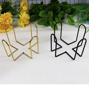 <b>Iron</b> and ceramic coaster rack, piece by piece, bamboo and wooden tray storage rack set, coaster holder, cup holder - Product Image 1