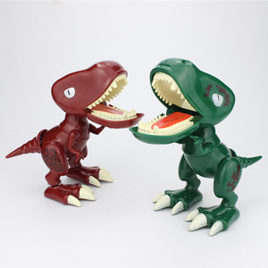 Tyrannosaurus Rex Cake Toppers Red And Green Plastic Reusable Birthday Decorations For Kids Party Supplies - Product Image 3