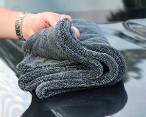 Khăn lau xe sợi microfiber dày Hàn Quốc 70*90 cm, 1200gsm, có tính năng làm khô nhanh, dùng để rửa xe và chăm sóc xe hơi - Product Image 2