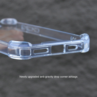 Étui transparent pour iPhone 16 Pro 16 Plus TPU PC quatre coins caméra surélevée Anti choc haute Transparent antichoc étuis de téléphone portable antichoc