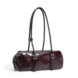 Nouveauté 2026 Sacs à bandoulière et sacs sous le bras pour femmes en cuir de vachette huilé, sacs à main de luxe en cuir véritable pour femmes - Product Image 1