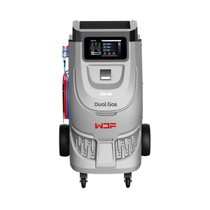 เครื่องบริการแอร์อัตโนมัติเต็มรูปแบบ รุ่น WDF X549 พร้อมปั๊มสุญญากาศ สำหรับระบบปรับอากาศรถยนต์ ใช้สารทำความเย็น R134a และ R1234yf รองรับแรงดันไฟฟ้า 110-240V กำลังไฟ 3/8 แรงม้า - Product Image 2