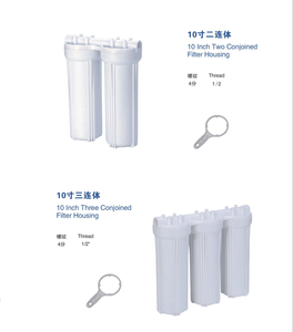 Carcasa de Filtro de Agua de Alta Presión de 10/20 Pulgadas <span class=keywords><strong>Azul</strong></span>/Transparente para Sistema de Filtración de Toda la <span class=keywords><strong>Casa</strong></span>, Puerto de Latón de 1" 3/4", Precio de Fábrica - Product Image 6