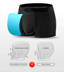Marca nueva de fabricante, ropa interior suave sin costuras para hombre, calzoncillos bóxer de tamaño completo para hombre, ropa interior bóxer para hombre - Product Image 4