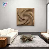 Peinture murale abstraite Art Déco de luxe, autoportante, en bois écologique, haute qualité, vente en gros directe usine, pour la maison - Meilleures ventes