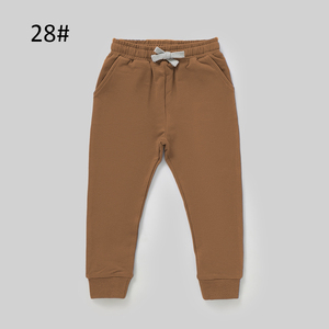 Toptan Yeni Tasarım Ekoseli Elastik Belli Tam Boy Bebek Pantolonu Bebek Eşofman Pantolonu Çocuk Pantolonu - Product Image 5