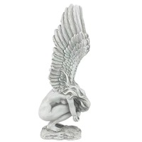 Décoration de cadre de porte DIY : Ailes d'ange révélatrices en résine, pendentif artisanal à suspendre