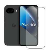 Protection d'écran en verre trempé 9H transparente à couverture intégrale avec bords en soie 2.5D anti-rayures pour Google Pixel 9 10 10A 11 PRO XL