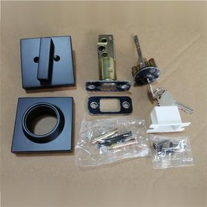 Cerradura de Seguridad Moderna de Cilindro Cuadrado de Aleación de Zinc con Llave, Acabado Níquel Satinado, Fácil Instalación, Herrajes para Puertas - Product Image 6