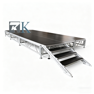Aluminum <b>Stage</b> Each Piece <b>Platform</b> Adjustable Height for Outdoor Event - Product Image 1