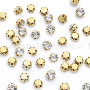 Joyería Zhiyuan, Cristales Redondos de 4MM con Engaste 3D, para Ropa, Bolsos, Accesorios, Joyería DIY - Product Image 3
