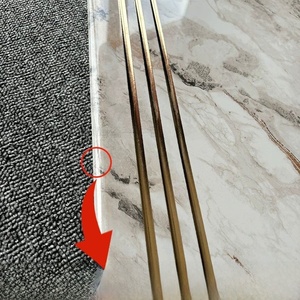 Piastrelle per Gradini Placcate in Oro per Villa, Gradini da 1,2 Metri <span class=keywords><strong>e</strong></span> Piastrelle per Scale in Marmo Resistenti all'Usura, Bordi Arcuati Monoblocco Smaltati - Product Image 2