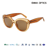 Lunettes de soleil élégantes de luxe, monture œil de chat, protection UV400, effet amincissant du visage, design esthétique