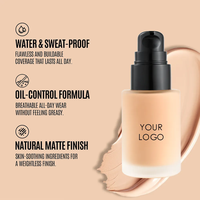 OEM Maquillage Visage SPF 30 Fond de Teint Étanche Longue Durée Maquillage Liquide Mat