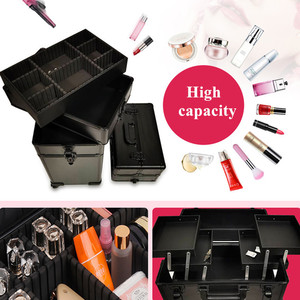 Multi-function Makeup Trolley Professional Rolling Train Case Beauty Salons Trolley <b>Suitcase</b> - Product Image 6