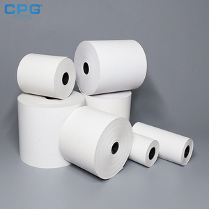 BPA Free 57x40mm 80x80mm 55gsm Thermal <b>Paper</b> <b>Rolls</b> Clear Printing Supermarket Cash Register POS Receipt <b>Paper</b> - Product Image 1