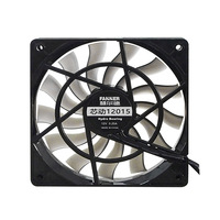 Xindong 12015 5V ARGB ventilateur de refroidissement Ultra-mince 12cm lumière divine synchrone refroidi à l'eau 1.8W boule de cuivre 120mm châssis