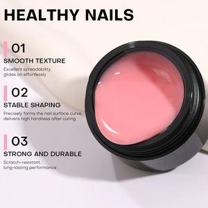 Gel UV per Estensione Unghie Colori Nude, Gel Duro Senza HEMA e TPO, Senza Calore, Soak-Off, Gel Builder per Fornitori all'Ingrosso - Product Image 2