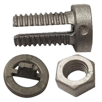 Abrazadera de perno dividido de cobre y latón, conector de aleación de cobre