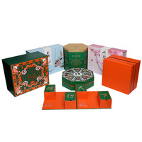 Boîte Cadeau Luxe Recyclable pour Gâteaux de Lune et Biscuits, Emballage Personnalisé en Papier Artistique avec Logo, Gaufrage et Lamination Mate – Offre Spéciale