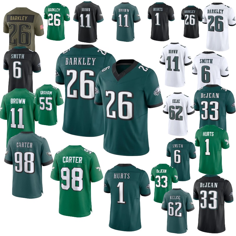 AJ Brown Philadelphia Eagles Green Infant Toddler Jersey #11 - Official NFL Player Jersey