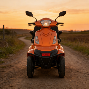 สกู๊ตเตอร์สี่ล้อสำหรับใช้ในบ้าน แบตเตอรี่ตะกั่ว-กรด 60V /20Ah ดีไซน์หรูหราและสง่างาม รุ่น Vista Quater-L1 - Product Image 1