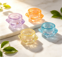Vente en gros de mini pots ronds vides de 5 g, multicolores, pour poudre/fard à paupières/recharge, emballage cosmétique