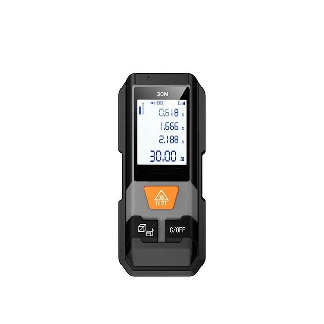 30M Level Laser Distance Meter Laser Rangefinder Digital Handheld Range Finder Electronic Roulette Laser Measuring Ruler