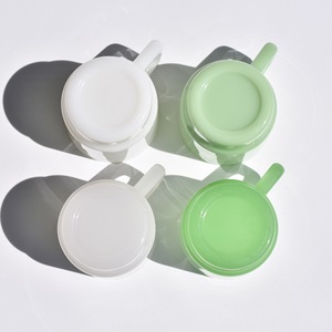 Tazza da Caffè in Vetro Opale da 250ml con Logo Personalizzato, Vendita Calda, per Alimenti, Resistente, Texture Chiara per Casa e Ufficio - Product Image 4