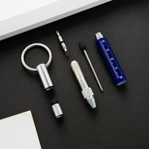 Promotion Custom Logo Six-in-One Flap Pocket <b>Pants</b> Capacitive Short Portable Ballpoint Pen Outdoor Keychain Tool Pen Screwdriver - Product Image 4