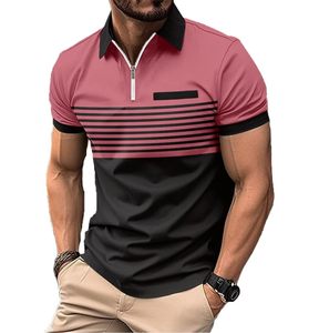 Camisa de Hombre, Corte Slim Fit, Tela Elástica, Ajustada, Casual, Transpirable, Manga Corta, Logotipo Frontal, Cierre de 3 Botones - Product Image 4