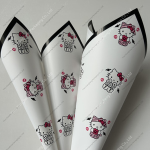 Papel de regalo de <span class=keywords><strong>calabaza</strong></span> de Halloween de nuevo diseño, papel de regalo Floral para ramos, suministros de floristería, papel de <span class=keywords><strong>Spiderman</strong></span> - Product Image 3
