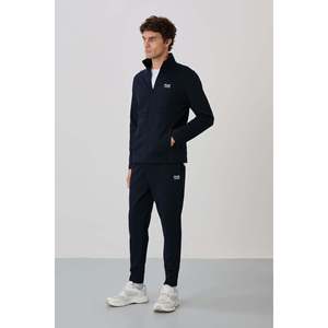 Conjunto Deportivo Azul Marino para Hombre Carlos, Corte Estándar, Casual, Transpirable, Tela de 340g - Product Image 4