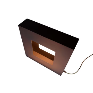 Lampe murale décorative en acier Corten, lampadaire décoratif de jardin, résistant aux intempéries, en acier Corten - Product Image 1