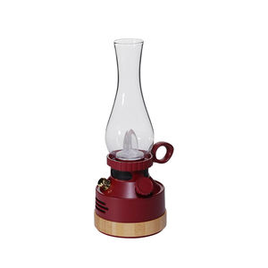 Lanterna da Campeggio Vintage Evelyn Wild Land, <span class=keywords><strong>Rosso</strong></span> <span class=keywords><strong>Vino</strong></span>, Impermeabile, Certificata CE, Batteria 5200mAh, Luce per Esterni, 3 Modalità di Illuminazione, Musica - Product Image 4