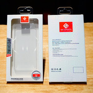 Xách tay trung tính phổ trắng bao bì các tông hộp cho điện thoại di động Trường hợp tính năng phong phú bao bì carton giải pháp - Product Image 1