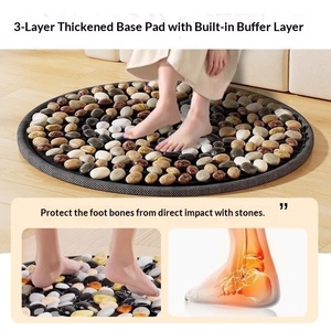 Alfombrilla de Acupresión Natural de Elastómero Termoplástico con Piedras para Masaje de Pies, <span class=keywords><strong>Medicina</strong></span> Tradicional China - Product Image 3