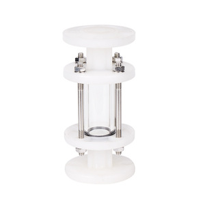 Vitre d'observation transparente à bride Pvh pour conduites industrielles DN32 50, résistante aux acides et aux alcalis - Product Image 1