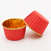 Gobelets en papier pour gâteaux à double paroi avec logo personnalisé, revêtement PET imprimé, gobelets à bord roulé pour la pâtisserie
