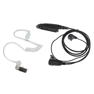 Micro-casque VHF & UHF avec tube acoustique PTT pour talkie-walkie MTX8250 GP328 GP340 GP338 - Prix - Product Image 1