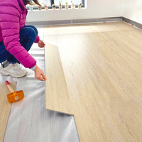 Muestra Gratuita de Piso SPC para Interiores de 4mm/5mm, Sistema de Click, Tablas de Vinilo de Lujo, Ecológicas, Impermeables, Lisas, con 5 Años de Garantía
