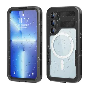 Shellbox New Arrival IP68 Rating 6.5FT Underwater S24 Waterproof Shockproof Phone Case For Samsung Galaxy S24 With Lanyard