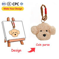 Fabricant : Personnalisez votre design de peluche, faible MOQ, porte-monnaie en peluche personnalisé, jouets en peluche animaux, sac à main en peluche sur mesure