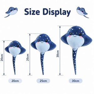 Peluche personalizzato a forma di <span class=keywords><strong>Manta</strong></span> Ray, OEM ODM, morbido pupazzo di <span class=keywords><strong>animale</strong></span> marino, simpatico regalo marino, MOQ basso, produttore all'ingrosso, fabbrica, esportatore - Product Image 3