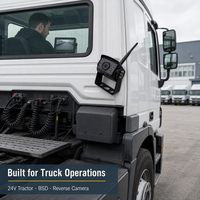 Système de caméra de recul sans fil BSD pour camion, écran LCD TFT IPS 7 pouces, image quadruple RGB, 720P, surveillance de la sécurité des véhicules, tracteur